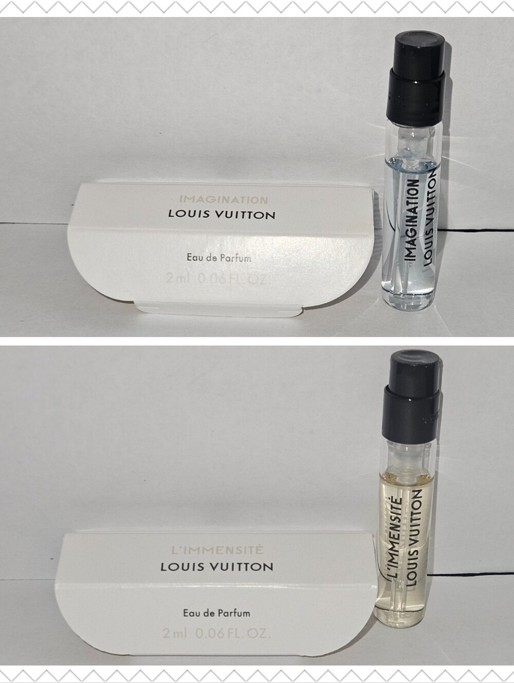 Louis Vuitton Men's Imagination & L'Immensité EDP 2 ml. Samples 4 Pc. Set